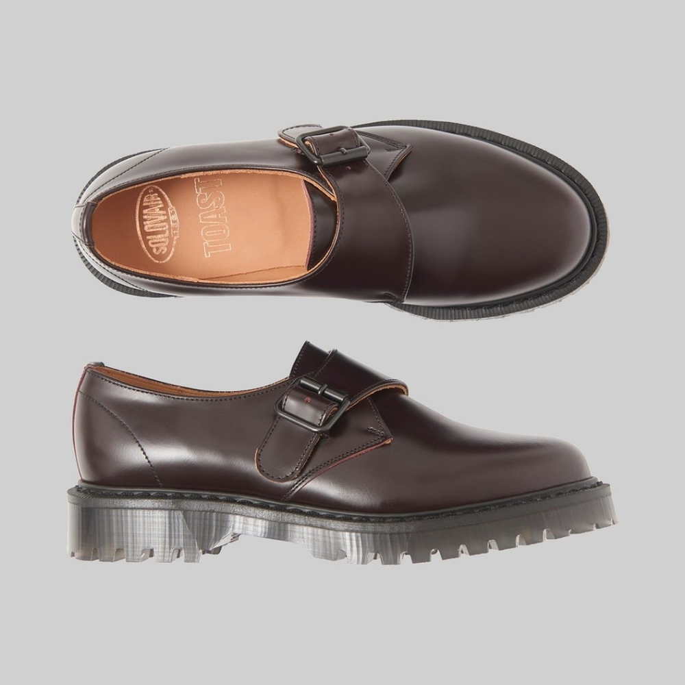 TOAST x Solovair monk strap shoes